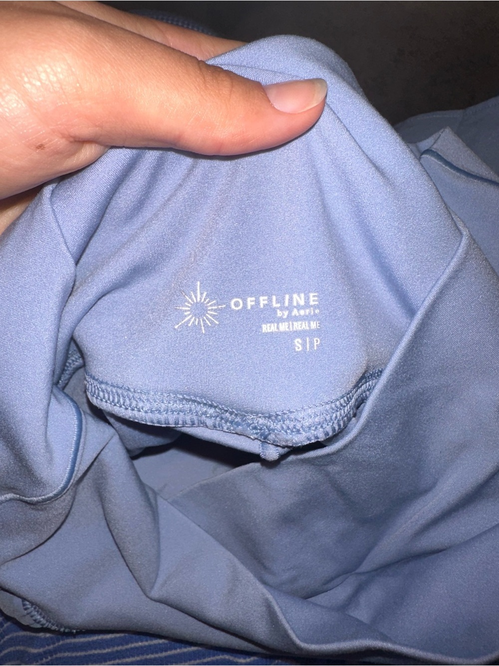 aerie Offline Light Blue Athletic Shorts